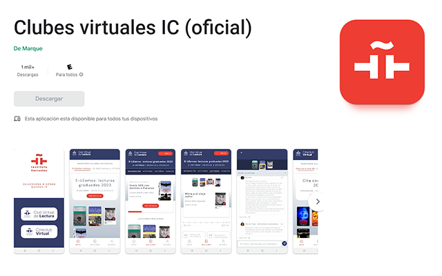 Aplicación Clubes Virtuales Instituto Cervantes